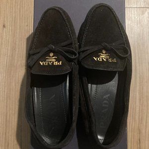 Prada Suede Loafers US Size 6